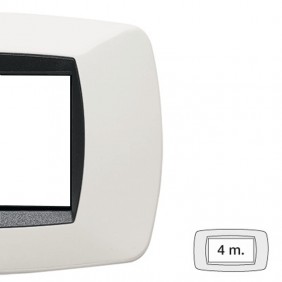 Master Modo plaque 4 modules blanc 39TC104