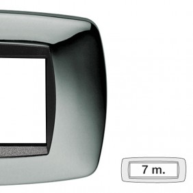 Placa Master Modo 7 módulos cromo 39TC227