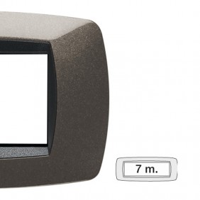 Master Modo plate 7 modules anthracite grey...