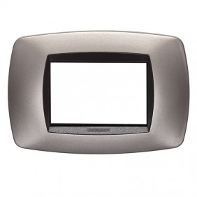 Plaque Master Modo 3 modules bronze mat 39TC553