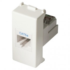 Master Mix presa RJ45 plug 8/8 bianca 21218