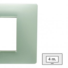 Placca Master Mix 4 posti grey moon in...