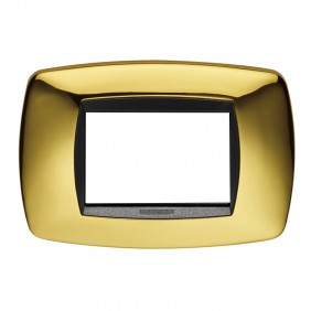 Master Modo plaque 3 modules or brillant 39TC213