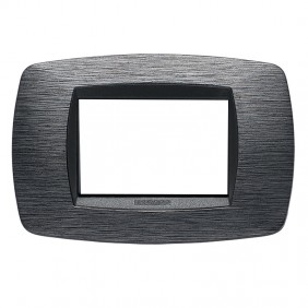 Master Modo  plaque 3 modules gris satiné 39TC513