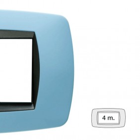 Plaque Master Modo 4 places bleu clair soft...