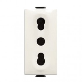 Abbara Chiara two-way socket 10/16A 2CSK1103CH