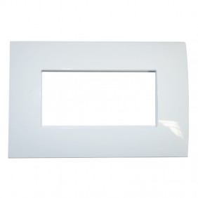 Abb Chiara plate 4 modules white 2CSK0401CH