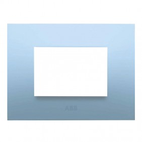 Abb Chiara plaque 3 modules bleu clair pastel...