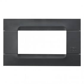 Urmet Simon Nea plaque 4 modules couleur noir...