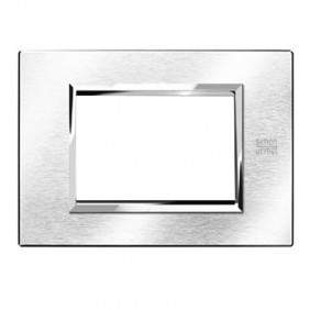 Urmet Simon Nea plate 3 modules brushed chrome...