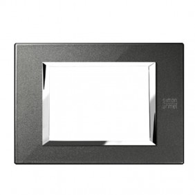 Urmet Simon Nea plate 3 modules graphite black...