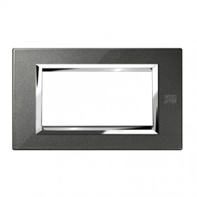 Urmet Simon Nea plaque 4 modules noir graphite...