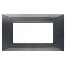 Urmet Simon Nea plaque 4 modules acier foncé...