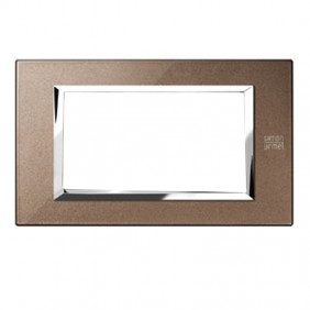 Urmet Simon Nea plaque 4 modules bronze...