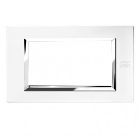 Urmet Simon Nea plaque 4 modules blanc perle...