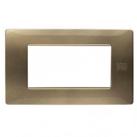 Plaque Urmet Simon Nea Flexa 4 modules bronze...