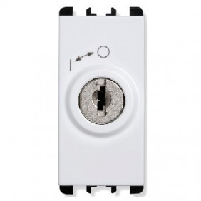Urmet Simon Nea 2P key switch with keys white...