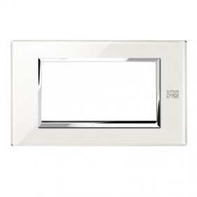 Plaque en verre Urmet Simon Expì blanc neige 4...
