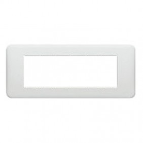 Legrand Platte Cross Serie 6 Plätze weiß 680549