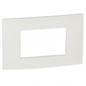 Legrand plate Vela square white gloss 3 modules...