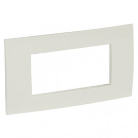 Legrand placa Vela cuadrada blanco brillo 4...