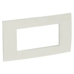Legrand Vela plate square white gloss 4 modules...
