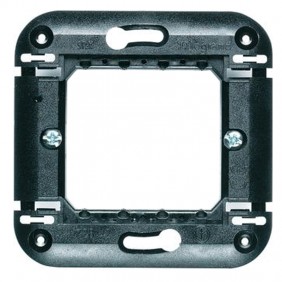 Support Legrand Vela 2 modules pour boîte ronde...