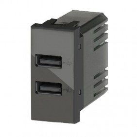 Double USB socket 4Box 2.4A for Bticino...