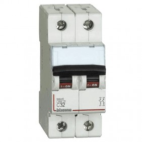 Circuit breaker, Bticino 2P 32A 4.5 kA Type C-2...