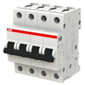 Interrupteur magnétothermique-ABB 4P 20A 4.5 kA...