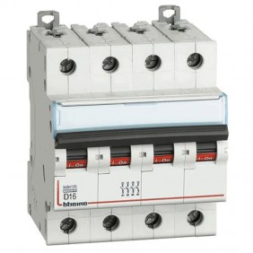 Bticino interruttore magnetotermico 4P D 16A...