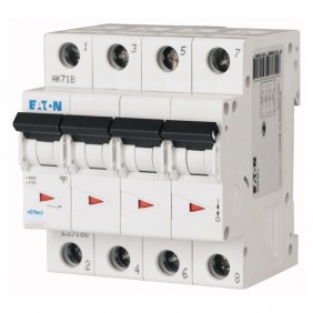 Interrupteur magnétothermique-Eaton, 10A, 4...