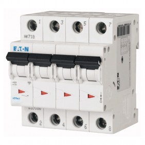Interruptor de circuito-Eaton 25A 4 polos 6 KA...
