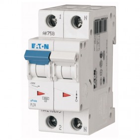 Interruptor de circuito-Eaton 20A 1P+N 4.5 KA 2...