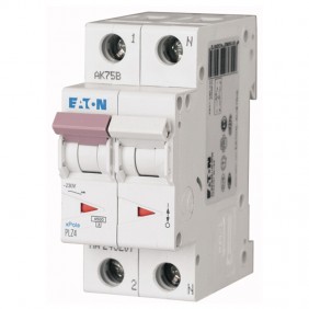 Interruptor de circuito-Eaton 32A 1P+N 4.5 KA 2...