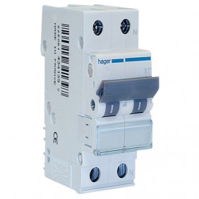 Interruptor de circuito de Hager 2P 40A 4.5 KA...