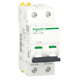 Interruptor de circuito-Schneider 2P 25A 4,5...