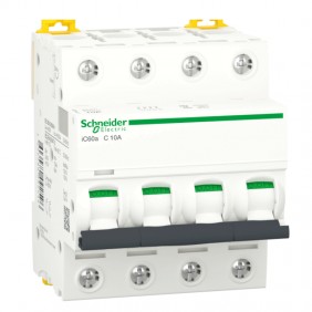 Interruttore magnetotermico Schneider 4P 10A...