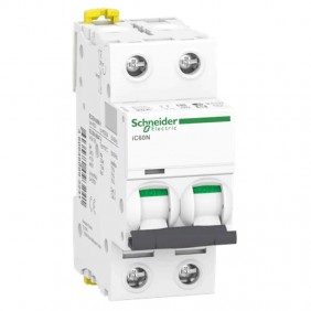 Interruptor de circuito-Schneider 2P 25A 6 KA C...
