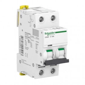 Interruptor de circuito-Schneider 2P 10A 10KA C...
