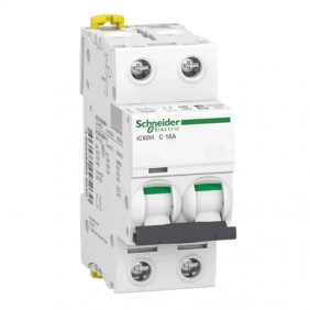 Interruptor de circuito-Schneider 2P 16A 10KA C...