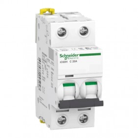Interruptor de circuito-Schneider 2P 20A 10KA C...