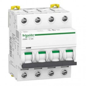 Interruptor de circuito-Schneider 4P 32A 10KA C...