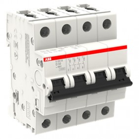 Interruttore magnetotermico ABB 4P 50A 10KA D...