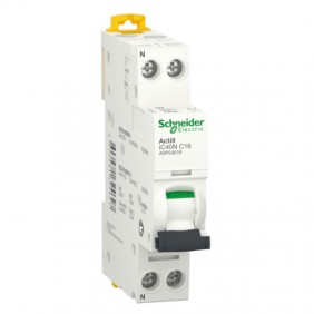 Magnetotermico Schneider Acti9 1P+N 16A 6KA C...