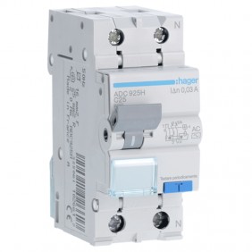 Magnetotermico Differenziale Hager 1P+N 25A 6kA...