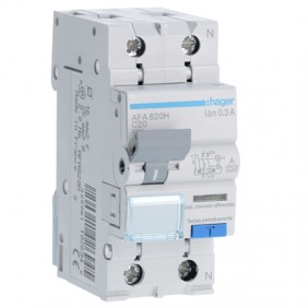 Earth leakage circuit breaker Hager 1P+N 300MA...