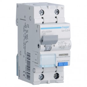 Magnetotérmico Diferencial Hager 1P+N 25A 4,5kA...