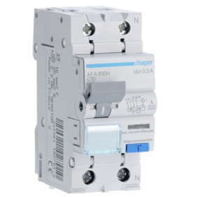 Magnetotérmico Diferencial Hager 1P+N 10A 6kA...