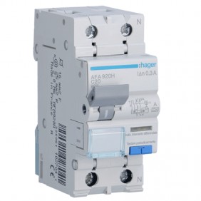 Magnetotérmico Diferencial Hager 1P+N 20A 6kA...